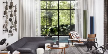 جزئیات طراحی داخلی یک ویلای ژورنالی در استرالیا