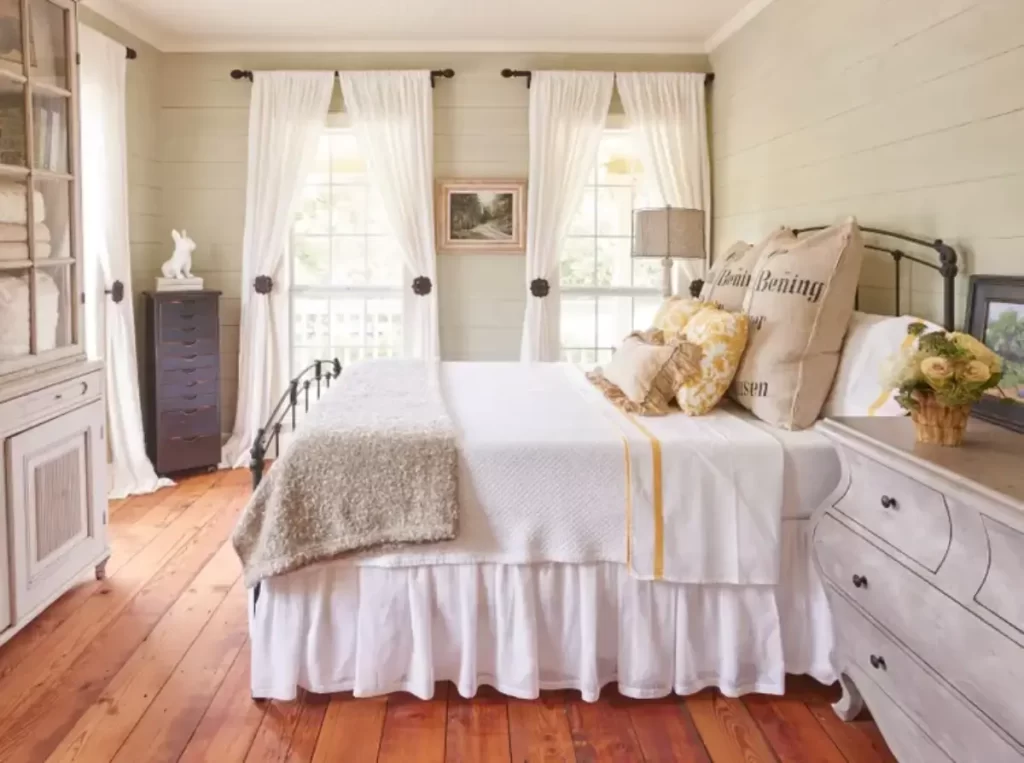طراحی اتاق خواب با سبک کلبه