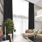 پرده پذیرایی بزرگ مدل پانچ