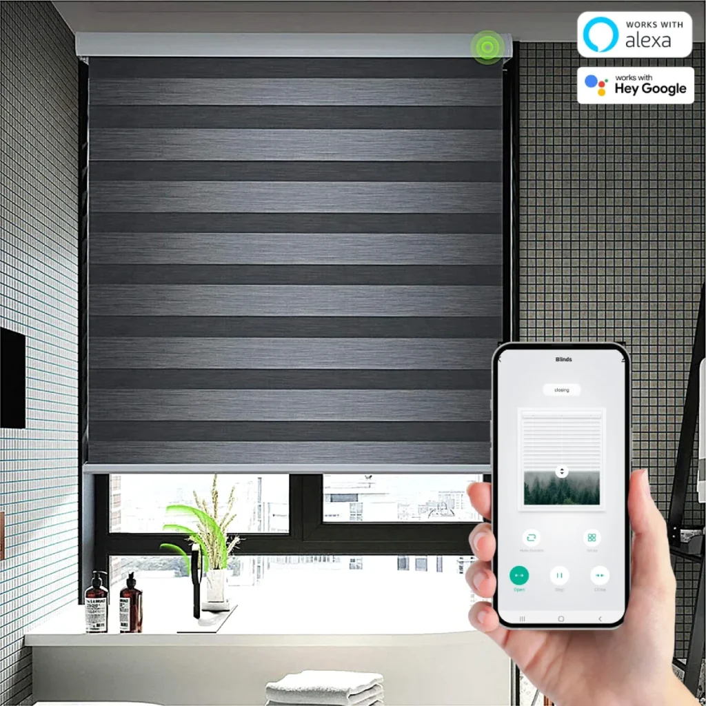 پرده برقی هوشمند