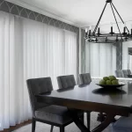 پرده ورتیکال پذیرایی بصورت تک لایه اجرا میشه