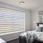 پرده زبرا اتاق خواب نور داخل اتاق رو به راحتی تنظیم میکنه