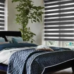 پرده زبرا اتاق خواب رنگ بندی متنوع و طرح های مختلفی داره