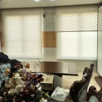 پرده دبل شید برای آشپزخانه نئوکلاسیک