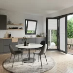 پرده پلیسه بهترین پرده در آشپزخانه است