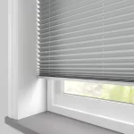 پرده پلیسه برای پنجره کوتاه