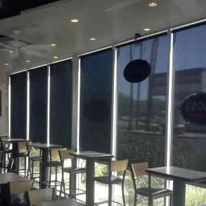 پرده برای کافه رستوران