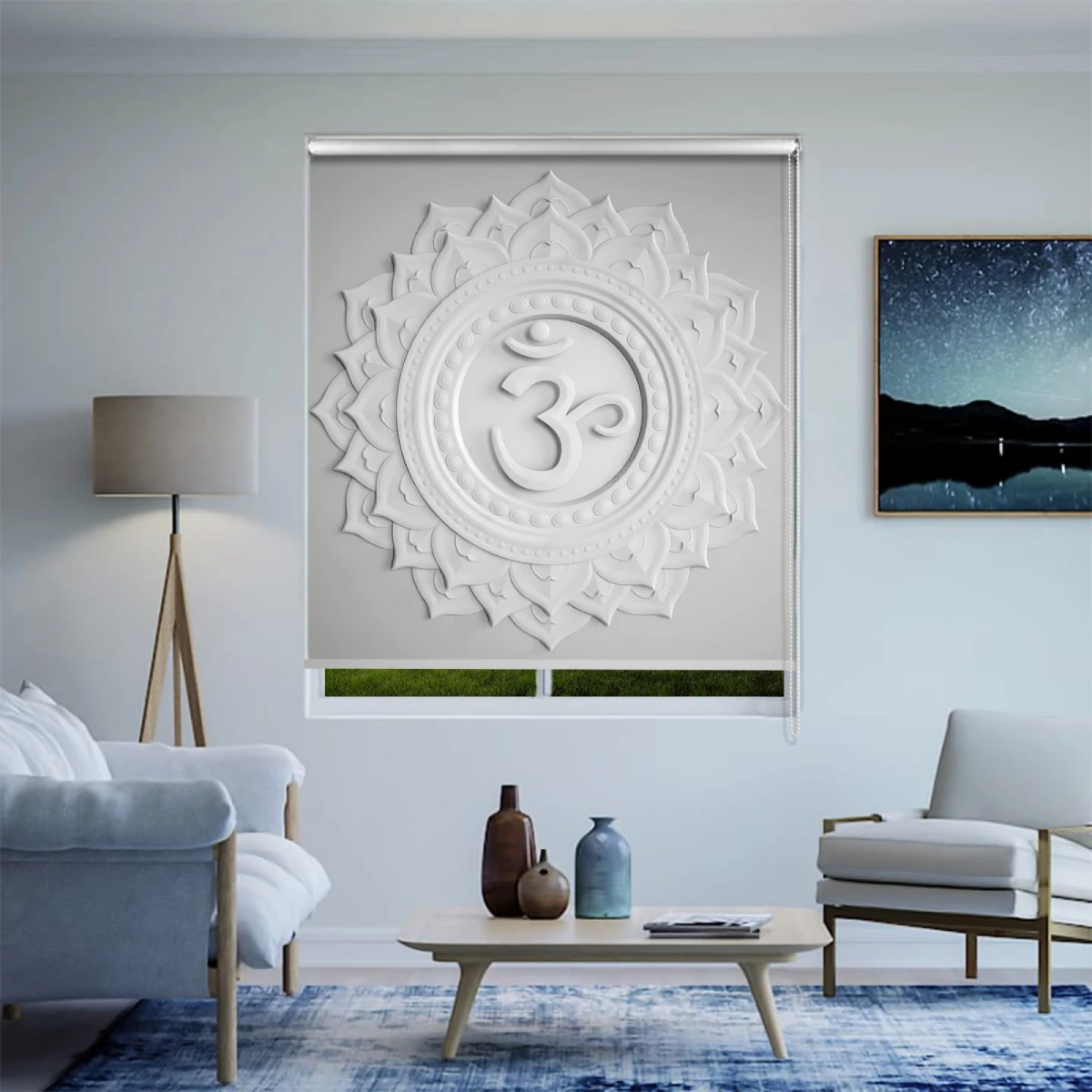 چاپ طرح و لوگو روی پرده شید